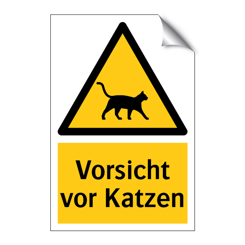 Vorsicht vor Katzen