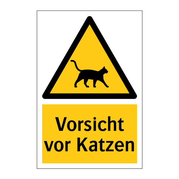 Vorsicht vor Katzen