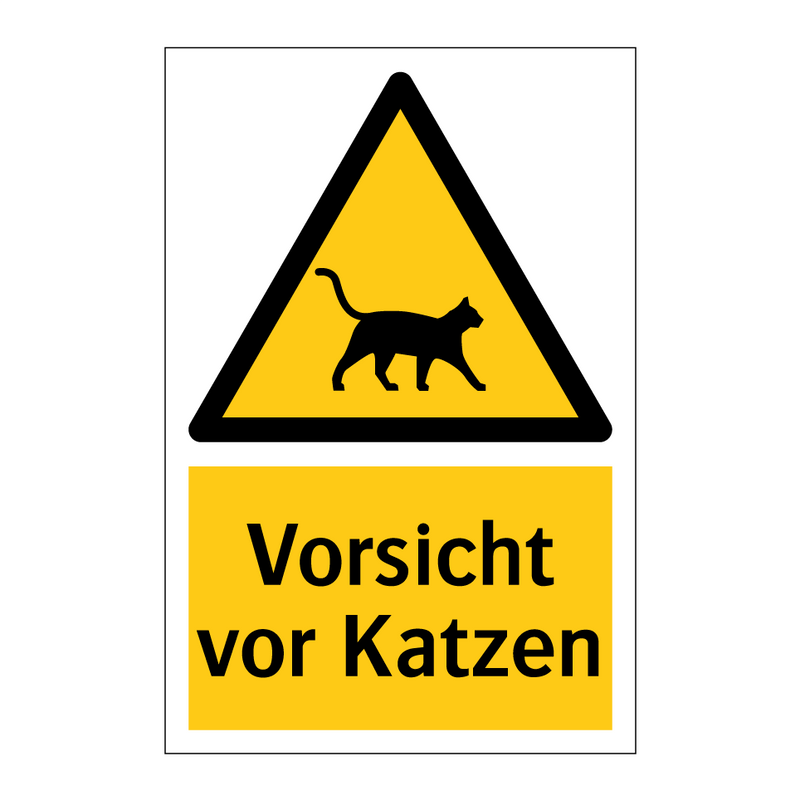 Vorsicht vor Katzen