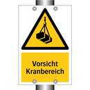 Vorsicht Kranbereich