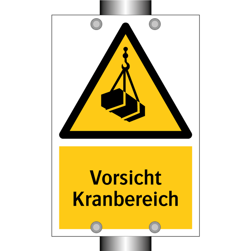 Vorsicht Kranbereich