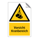 Vorsicht Kranbereich