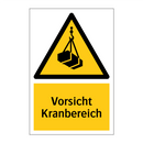 Vorsicht Kranbereich