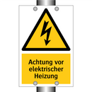 Achtung vor elektrischer Heizung