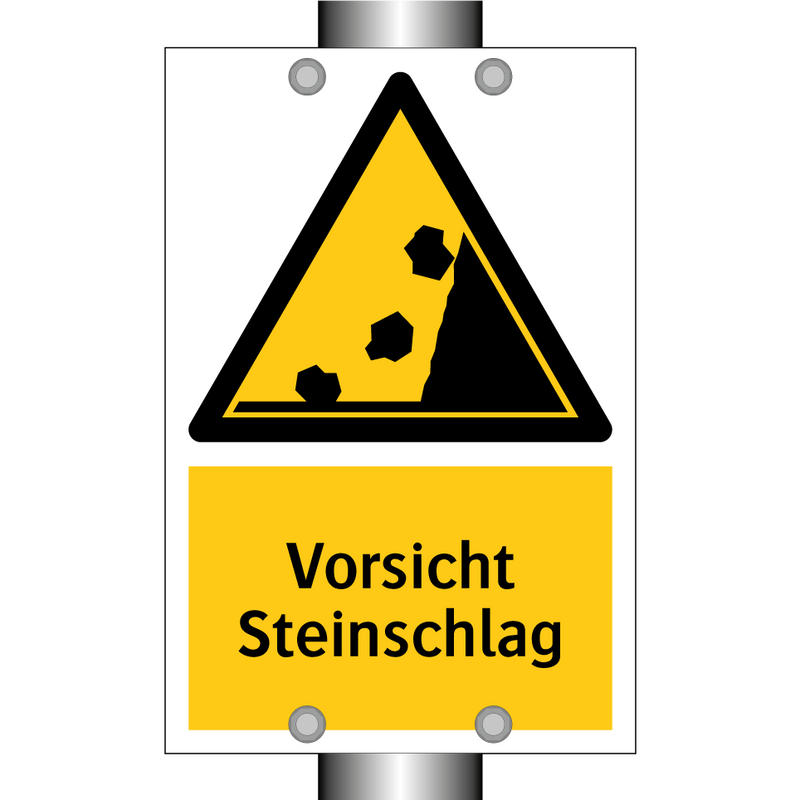 Vorsicht Steinschlag