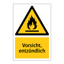 Vorsicht, entzündlich