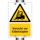 Vorsicht vor Gabelstapler