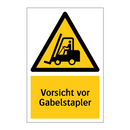 Vorsicht vor Gabelstapler