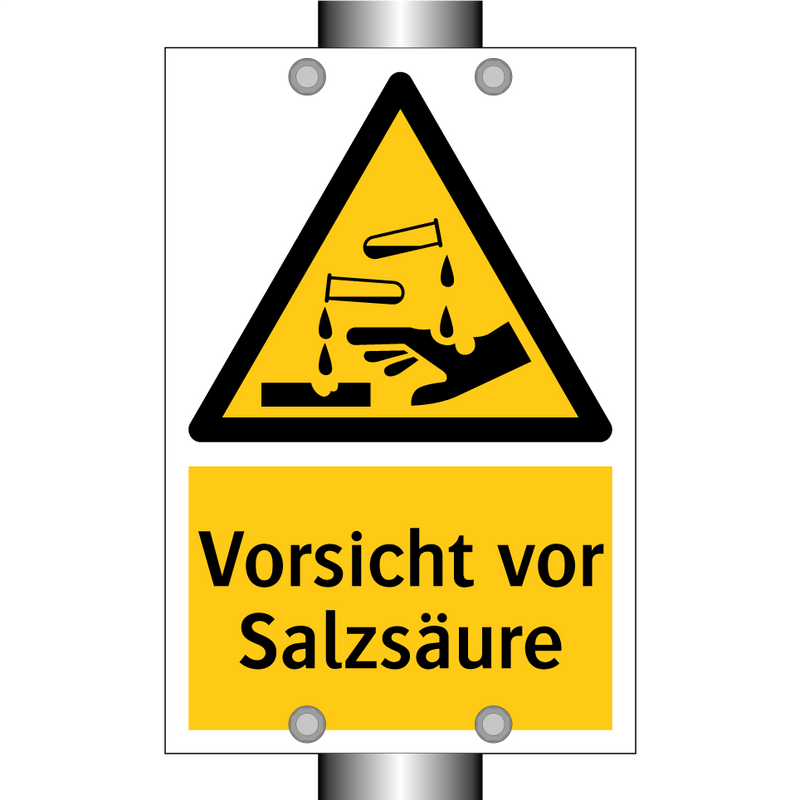 Vorsicht vor Salzsäure