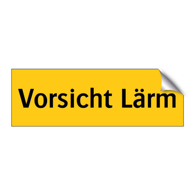 Vorsicht Lärm