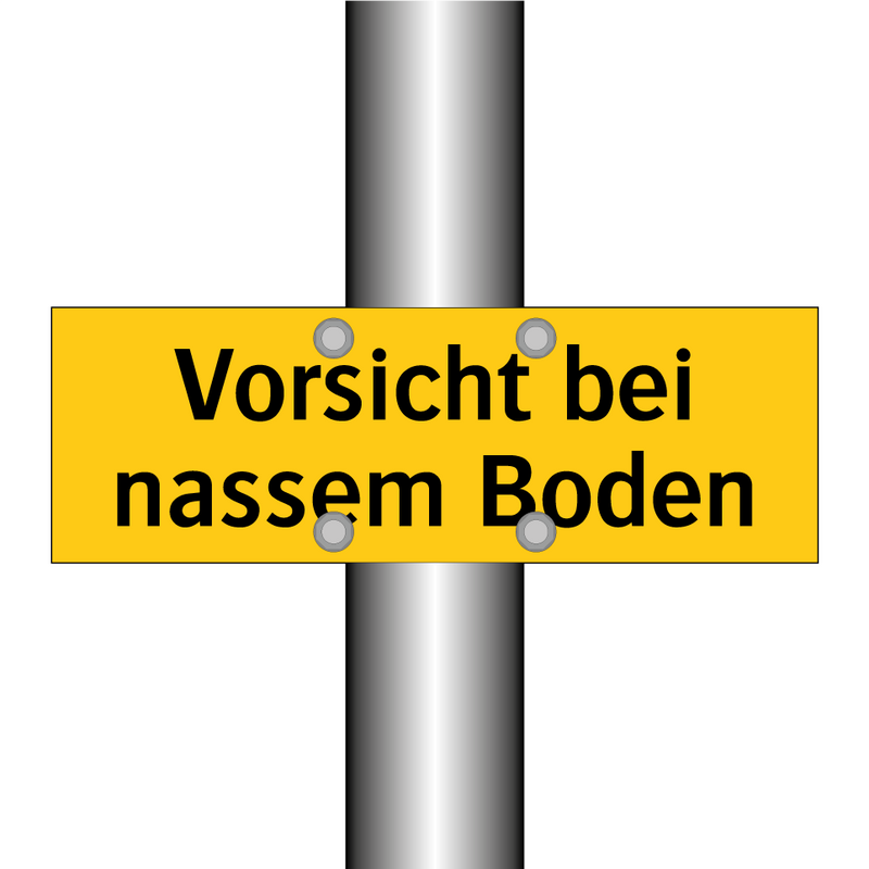 Vorsicht bei nassem Boden