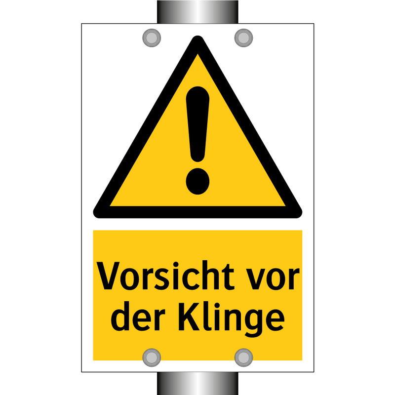 Vorsicht vor der Klinge