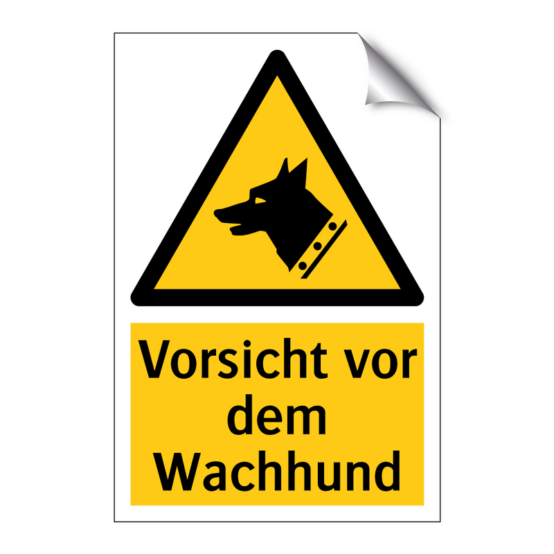 Vorsicht vor dem Wachhund
