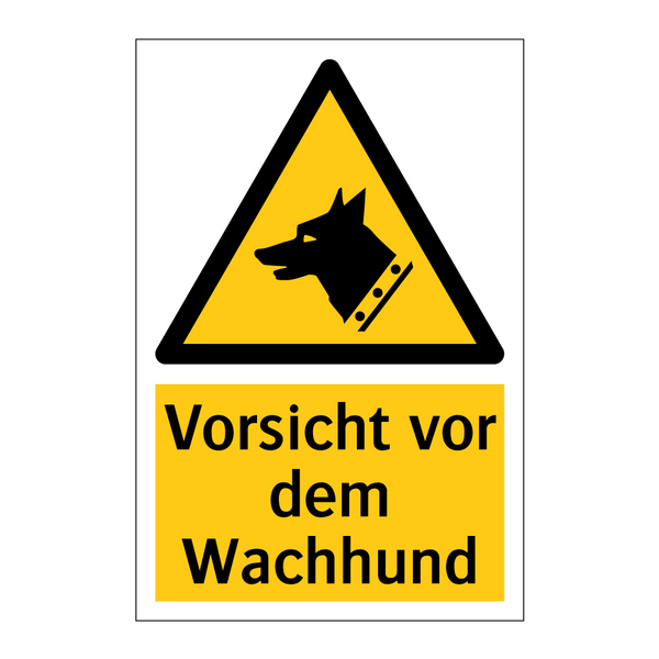 Vorsicht vor dem Wachhund