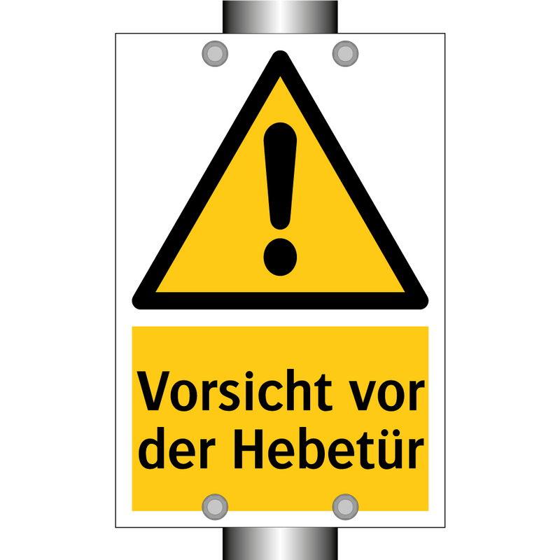 Vorsicht vor der Hebetür