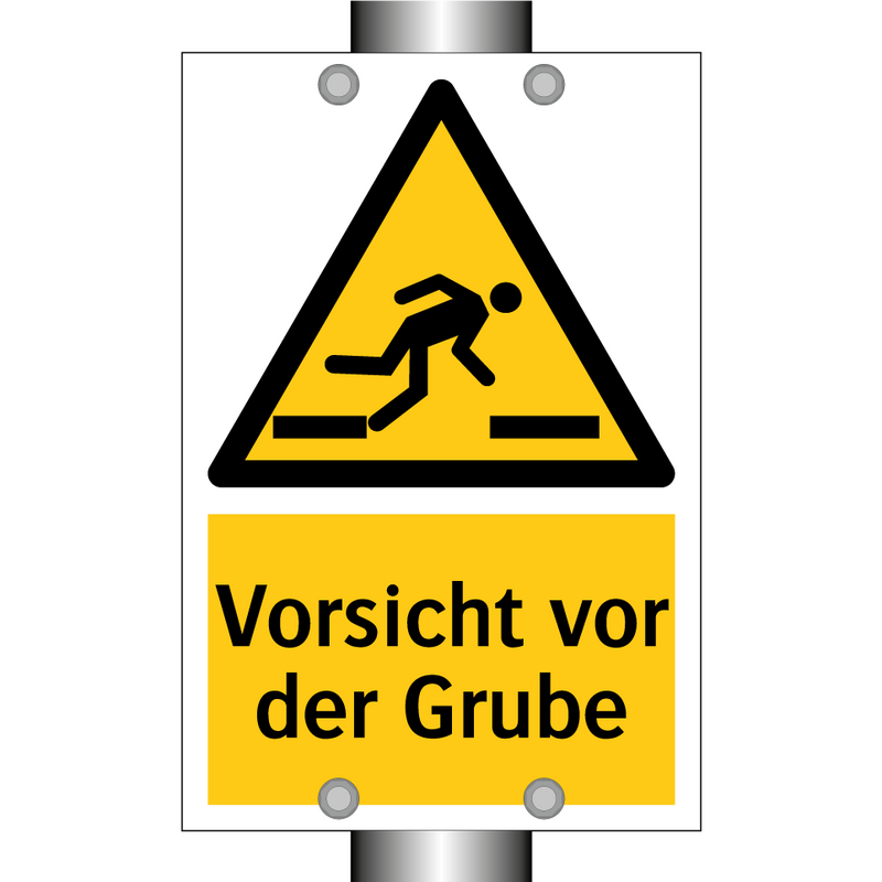 Vorsicht vor der Grube