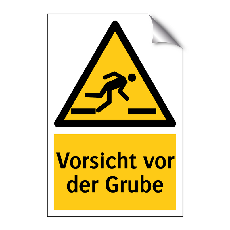 Vorsicht vor der Grube