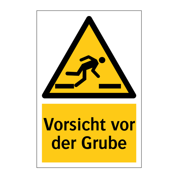 Vorsicht vor der Grube