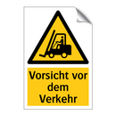 Vorsicht vor dem Verkehr