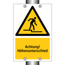 Achtung! Höhenunterschied
