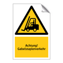 Achtung! Gabelstaplerverkehr