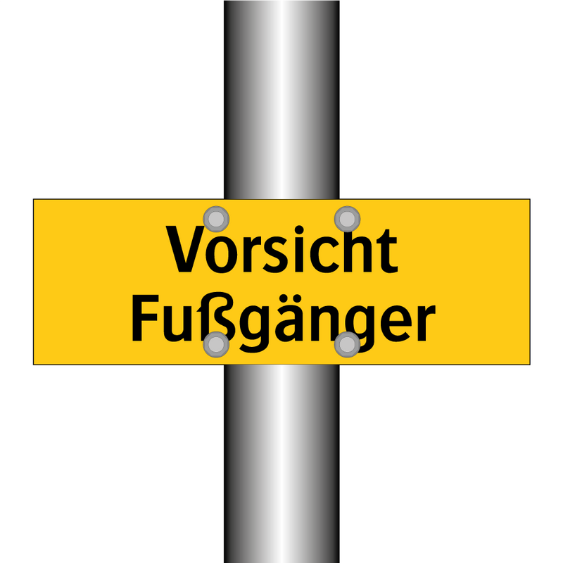 Vorsicht Fußgänger