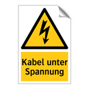Kabel unter Spannung