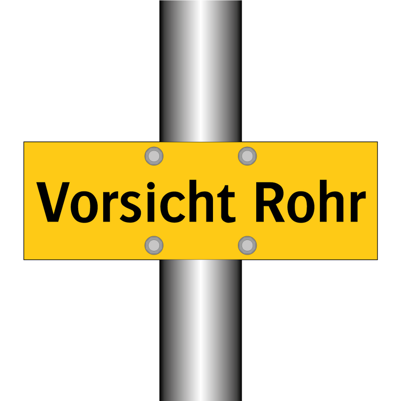 Vorsicht Rohr