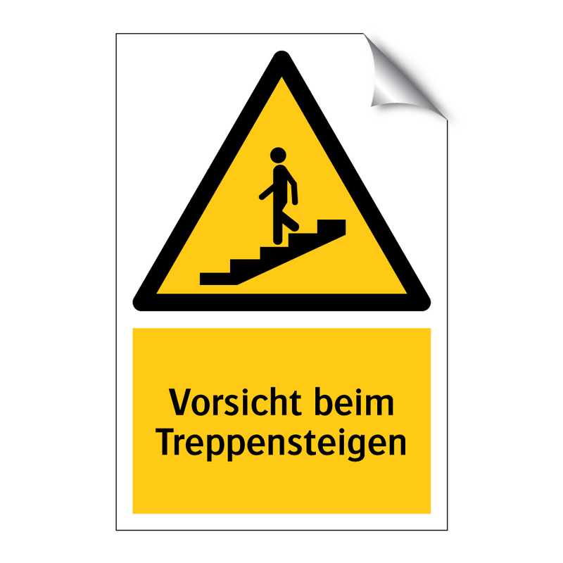 Vorsicht beim Treppensteigen