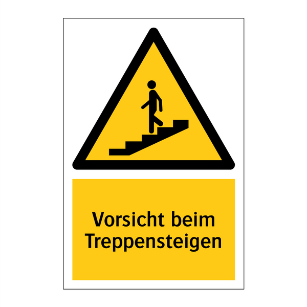 Vorsicht beim Treppensteigen