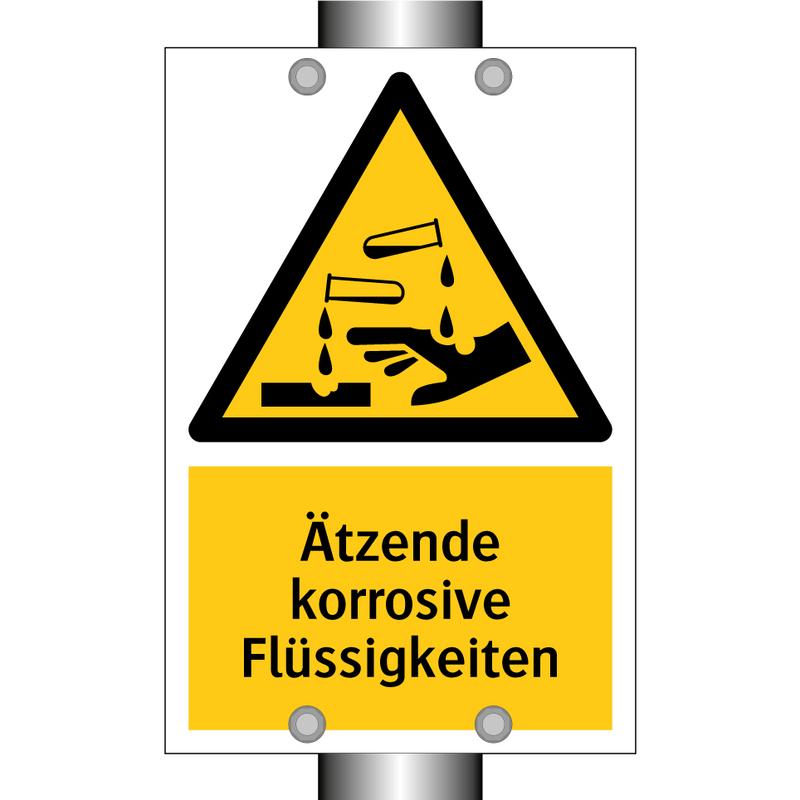 Ätzende korrosive Flüssigkeiten
