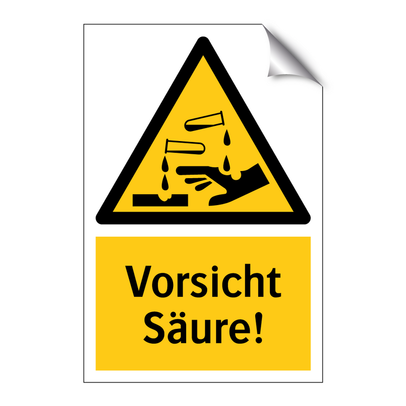 Vorsicht Säure!