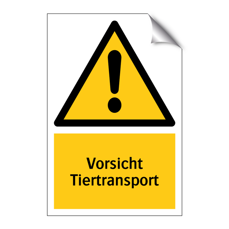 Vorsicht Tiertransport