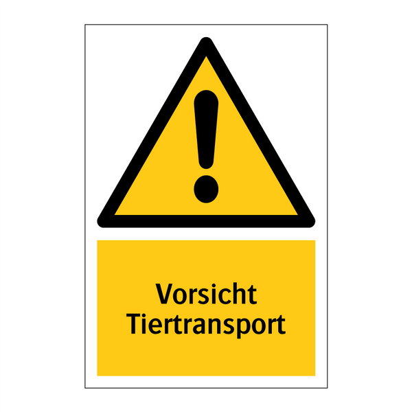 Vorsicht Tiertransport