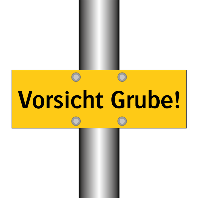 Vorsicht Grube!