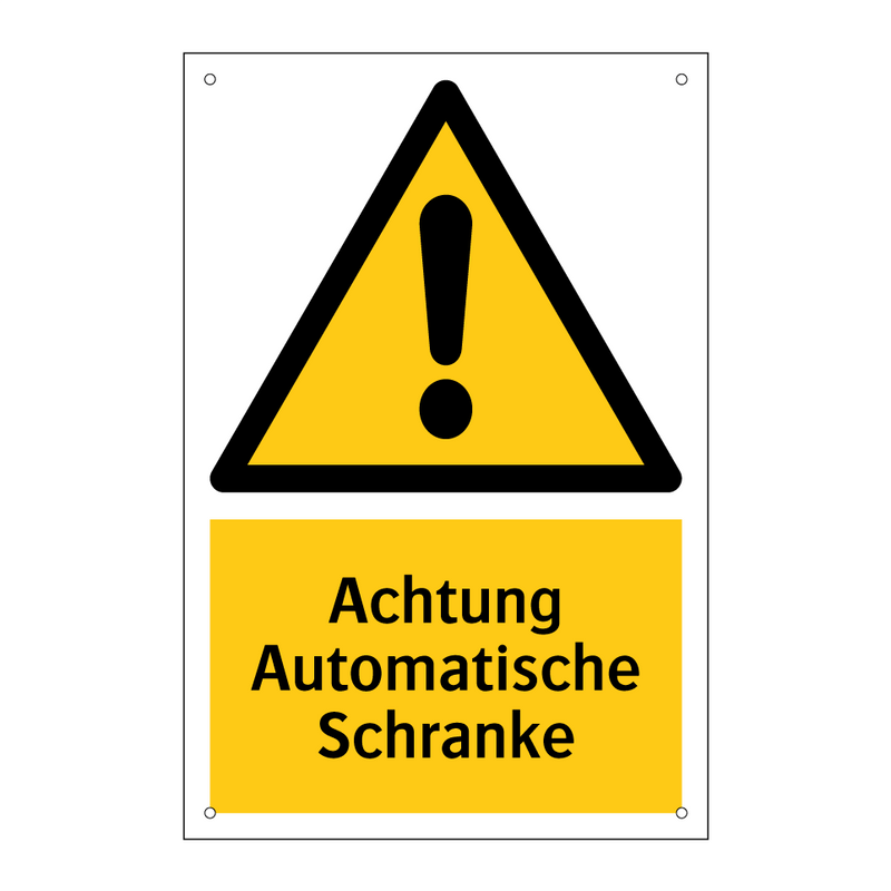 Achtung Automatische Schranke