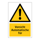 Vorsicht Automatische Tür
