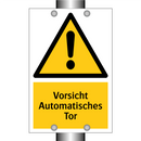 Vorsicht Automatisches Tor