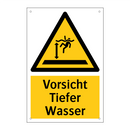 Vorsicht Tiefer Wasser