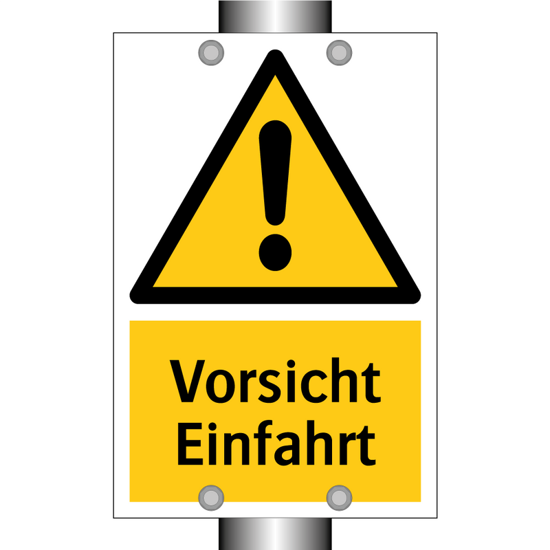 Vorsicht Einfahrt