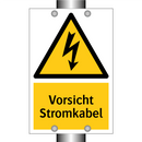 Vorsicht Stromkabel