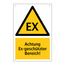 Achtung Ex-geschützter Bereich!