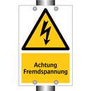 Achtung Fremdspannung