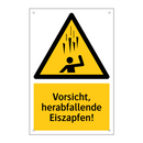 Vorsicht, herabfallende Eiszapfen!