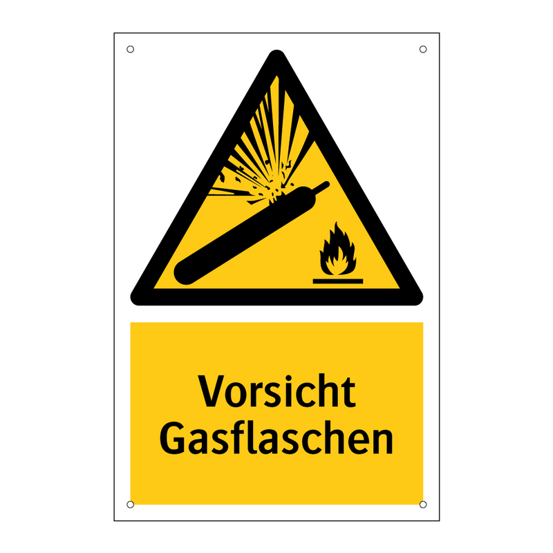 Vorsicht Gasflaschen