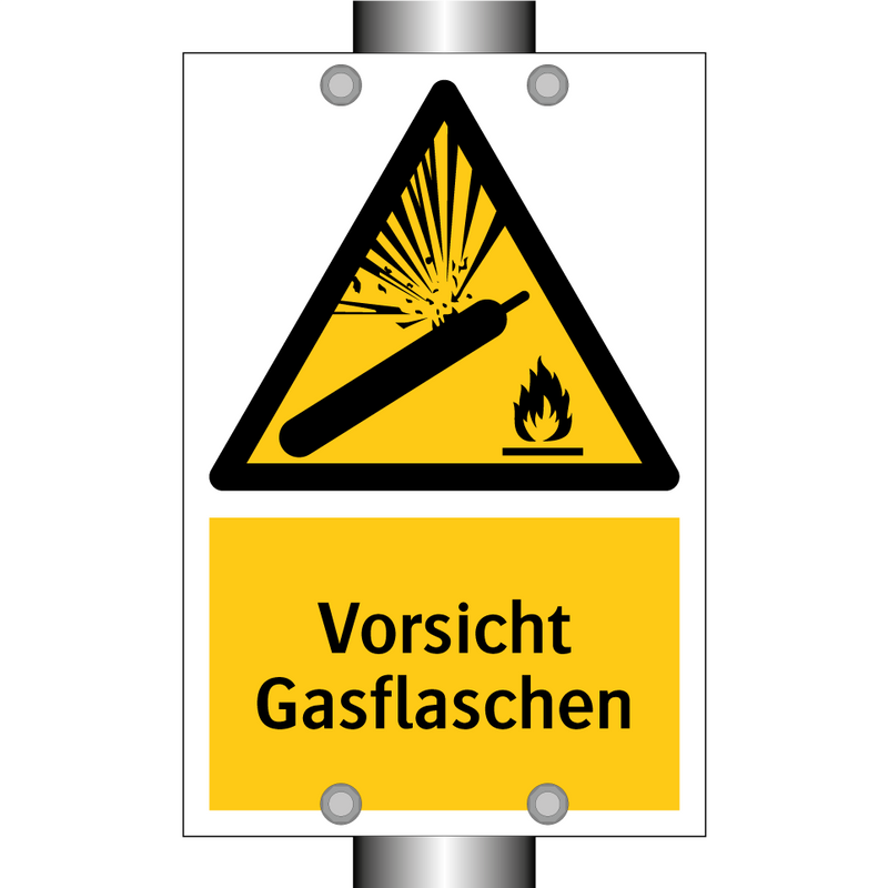 Vorsicht Gasflaschen
