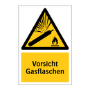 Vorsicht Gasflaschen