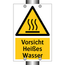 Vorsicht Heißes Wasser
