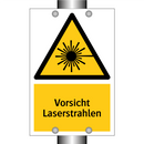 Vorsicht Laserstrahlen