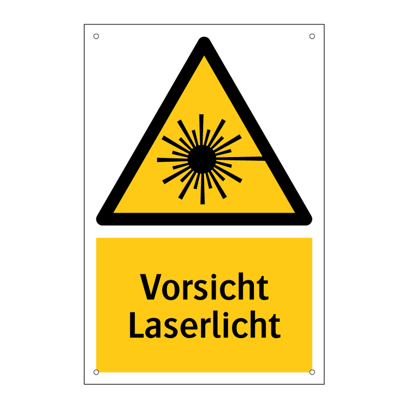 Vorsicht Laserlicht